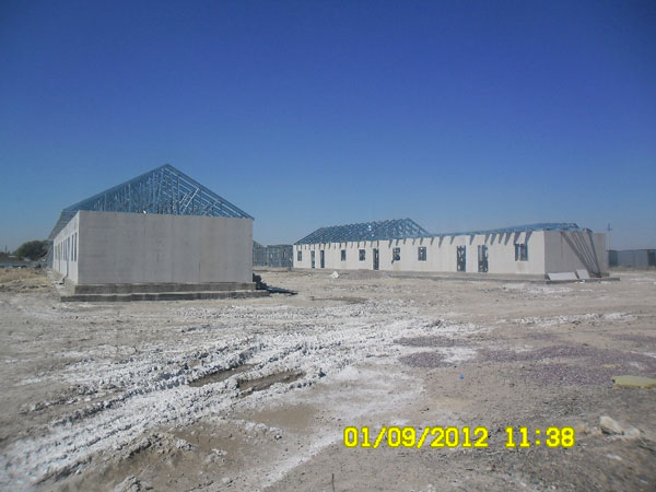 Строительство с применением ЛСТК cлужебных жилых домов в Бахтинском сельском округе Урджарского района Восточно-Казахстанской области